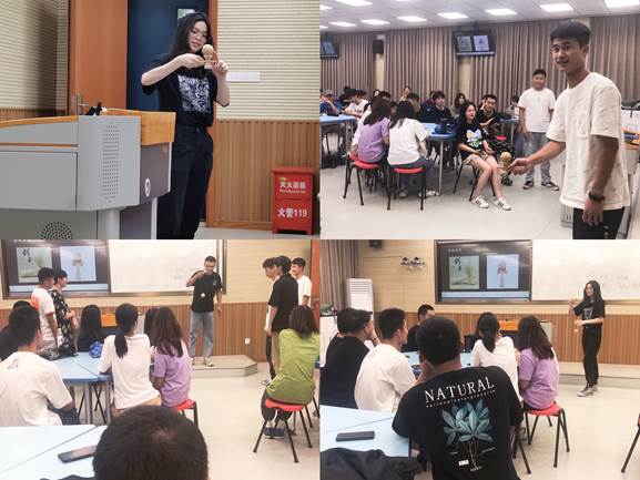 叶雨欣同学教大家玩日本传统技艺“剑玉”